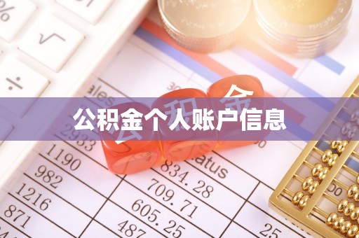 白沙公积金个人账户信息