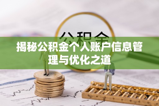 白沙揭秘公积金个人账户信息管理与优化之道