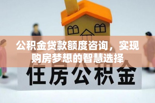 白沙公积金贷款额度咨询，实现购房梦想的智慧选择