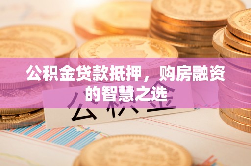 白沙公积金贷款抵押，购房融资的智慧之选