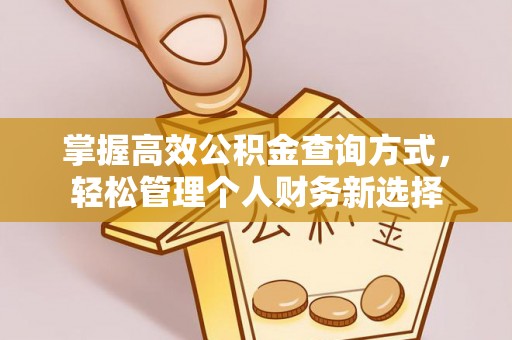 白沙掌握高效公积金查询方式，轻松管理个人财务新选择