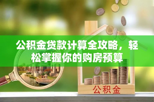 白沙公积金贷款计算全攻略，轻松掌握你的购房预算