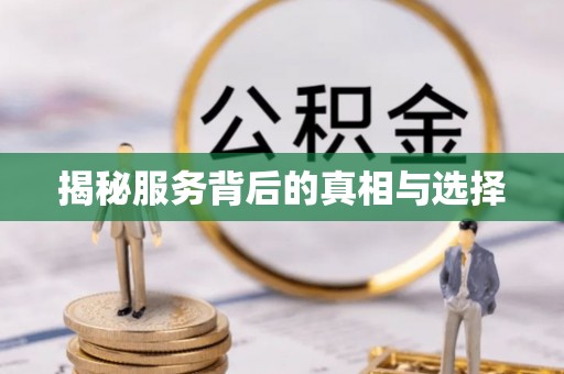 白沙揭秘服务背后的真相与选择