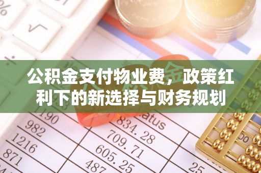 白沙公积金支付物业费，政策红利下的新选择与财务规划