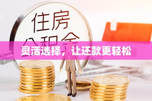 白沙灵活选择，让还款更轻松