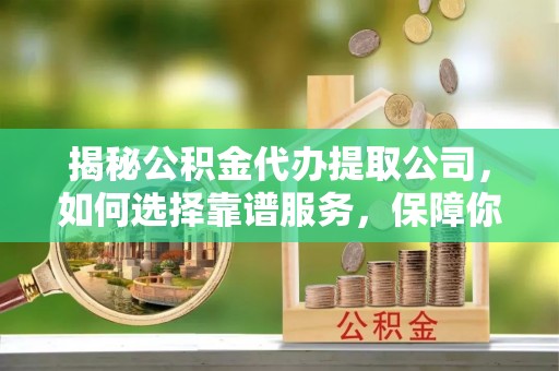 白沙揭秘公积金代办提取公司，如何选择靠谱服务，保障你的资金安全