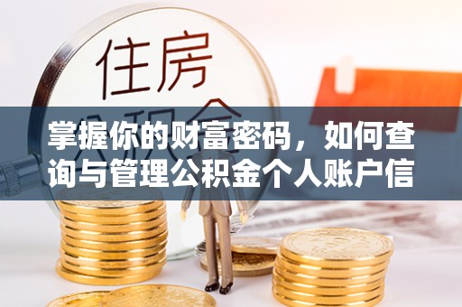 白沙掌握你的财富密码，如何查询与管理公积金个人账户信息