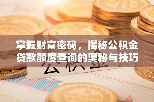 白沙掌握财富密码，揭秘公积金贷款额度查询的奥秘与技巧