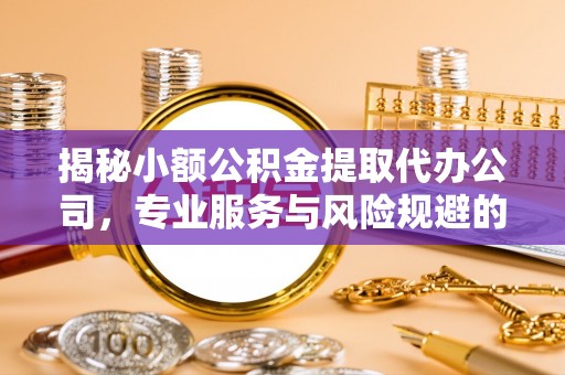 白沙揭秘小额公积金提取代办公司，专业服务与风险规避的平衡艺术
