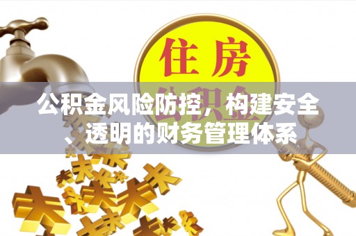 白沙公积金风险防控，构建安全、透明的财务管理体系