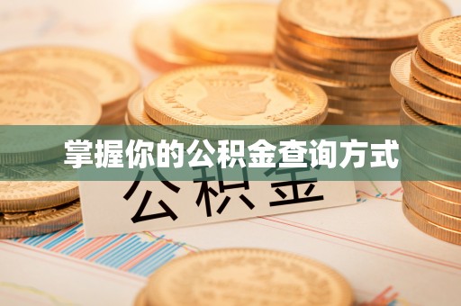 白沙掌握你的公积金查询方式