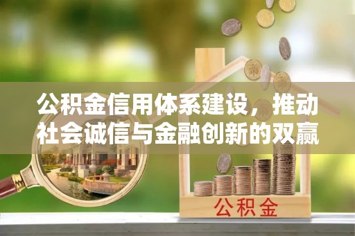白沙公积金信用体系建设，推动社会诚信与金融创新的双赢之道