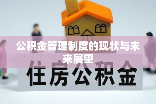 白沙公积金管理制度的现状与未来展望