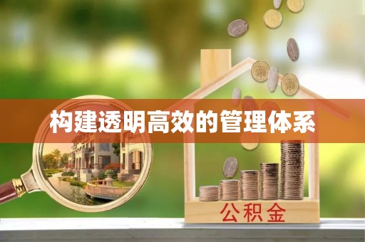 白沙构建透明高效的管理体系